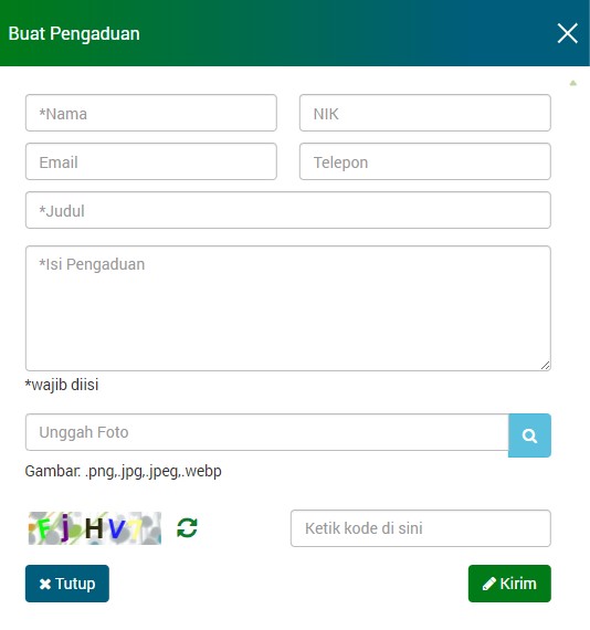 layanan pengaduan
